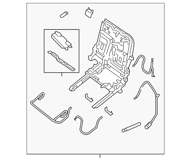 880603JP0A Деталь SEAT FRAME