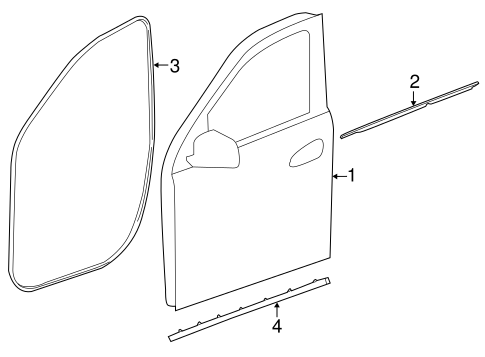 ML350 DOOR & COMPONENTS