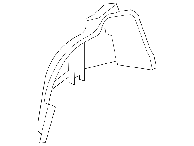 61607-12B90 Деталь INNER WHEELHOUSE, RIGHT