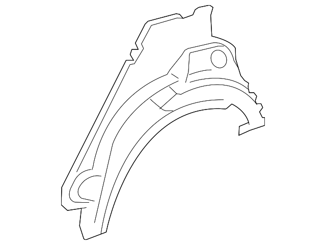 61605-12190 Деталь OUTER WHEELHOUSE, RIGHT