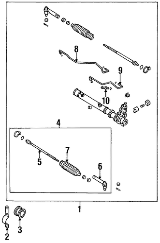 Sentra STEERING GEAR & LINKAGE 2