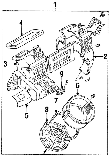 X-90 BLOWER MOTOR & FAN