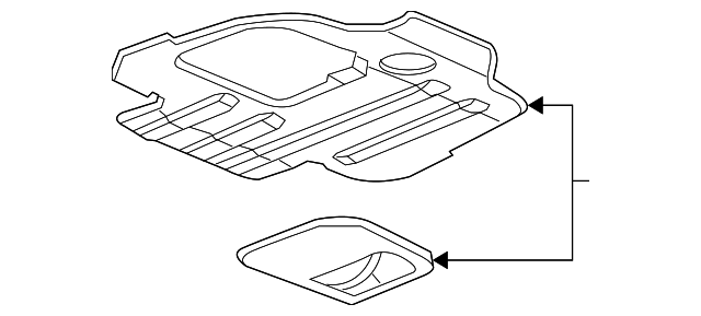 15848242 Деталь LOWER SHIELD
