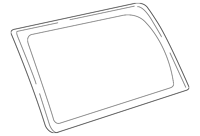25841727 Деталь QTR GLASS, LEFT