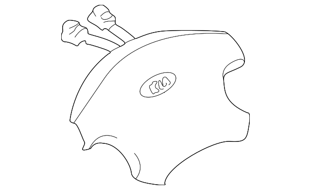 0K2DJ-57K00A02 Деталь DRIVER AIR BAG