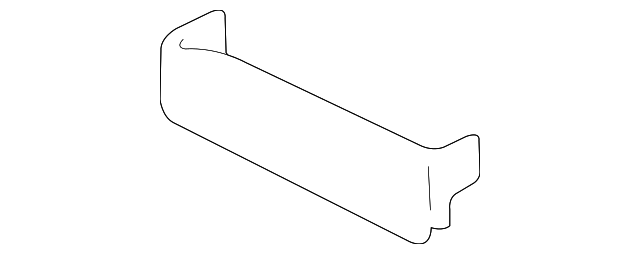 MR966171 Деталь COVER PLATE, RIGHT