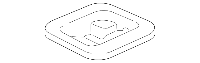 MR604114 Деталь STRIKER COVER, LEFT
