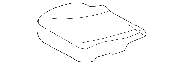 71512-06060 Деталь SEAT CUSHION PAD, LEFT