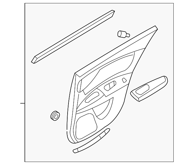 83301-2G1104S Деталь TRIM PANEL ASSY, LEFT