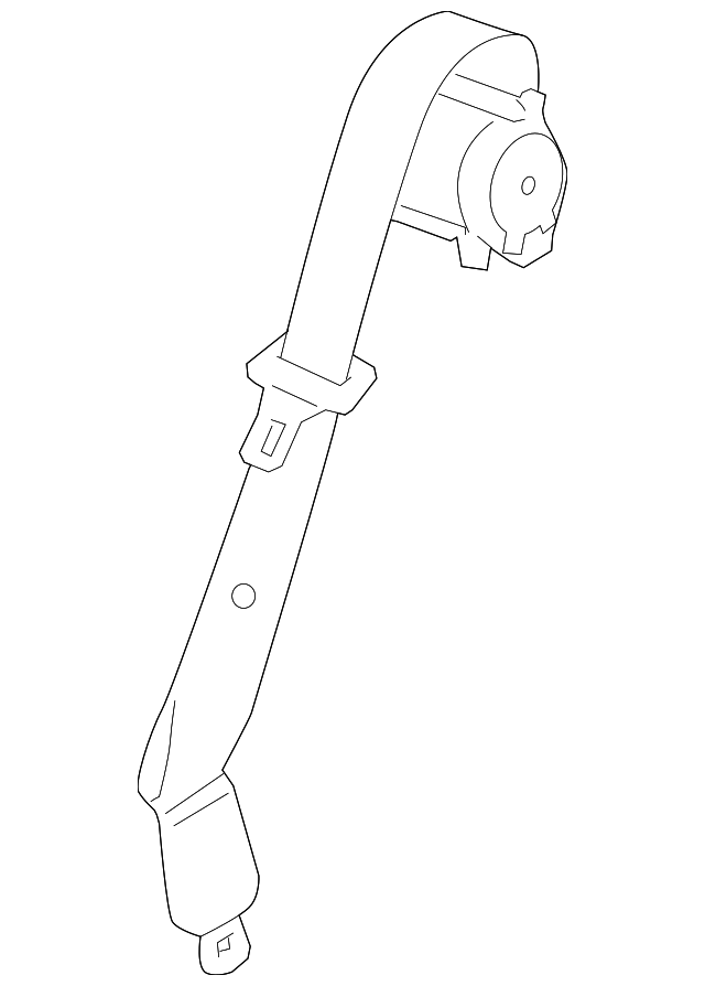 19121606 Деталь BELT & RETRACTOR, LEFT