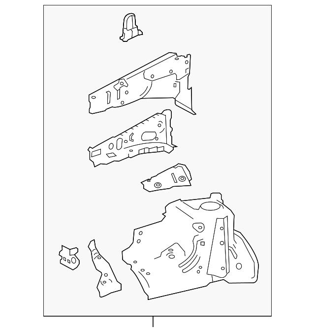 53702-0R030 Деталь APRON ASSY, LEFT