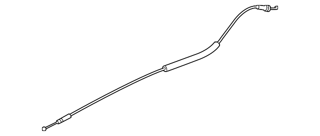 92254124 LOCK CABLE, RIGHT