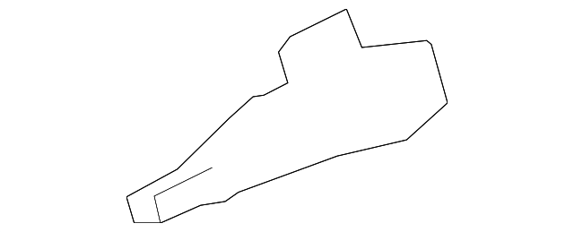 13583445 HANDLE BASE, LEFT
