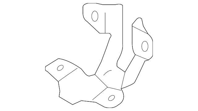 4F0-805-955 Деталь BRACKET, LEFT