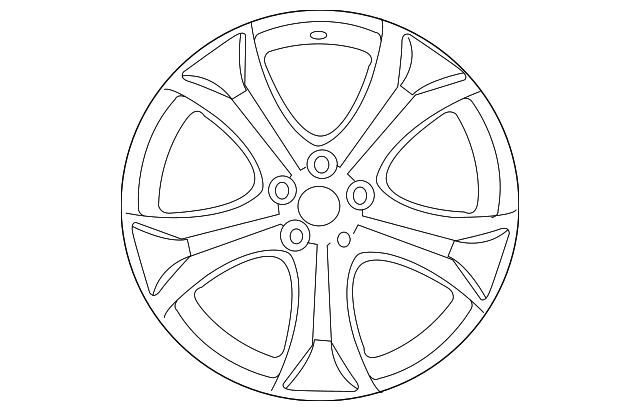 4261A-0T020 WHEEL, ALLOY