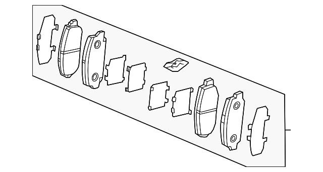 45022-TZ5-A00 Деталь PAD SET, FR.