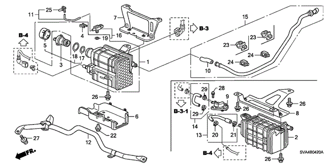 ELECTRICAL / EXHAUST / HEATER / FUEL/CANISTER for 2006 Honda CIVIC COUPE #1