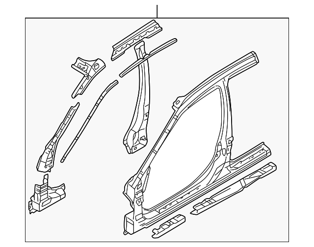 76020-5Y730 Деталь UNISIDE ASSY, RIGHT