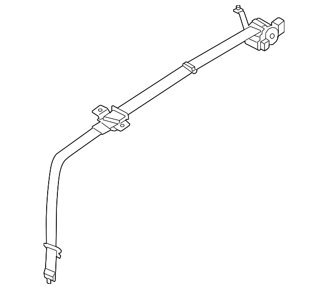 89850-A9500GBU Деталь CENTER BELT ASSY, RIGHT