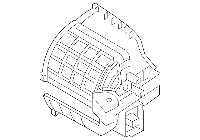 97124-B2000 HEATER CASE, RIGHT