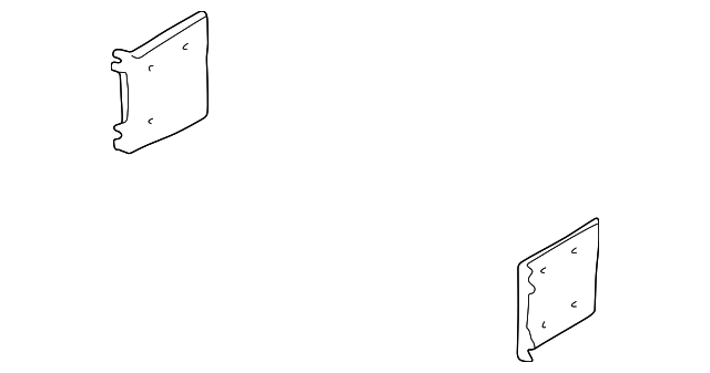 96156-2D000 Деталь RADIO BRACKET, RIGHT
