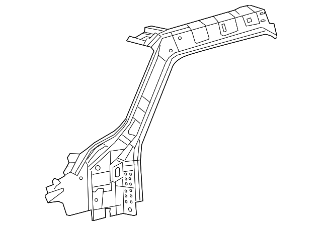 68254247AA Деталь W'SHIELD PILLAR, RIGHT