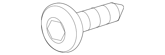 9423101 LICENSE BRACKET SCREW