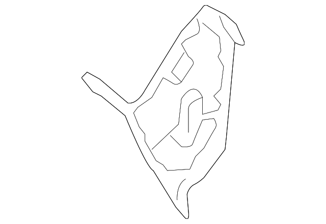 41-00-7-128-971 Деталь BAFFLE PLATE, LEFT
