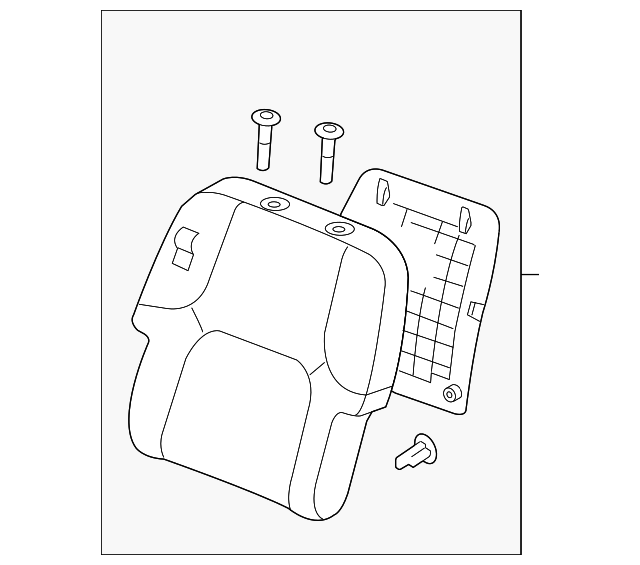 87600-ZS40E Деталь SEAT BACK ASSY