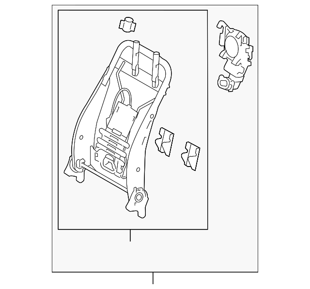 71640-0E060 Деталь SEAT BACK FRAME