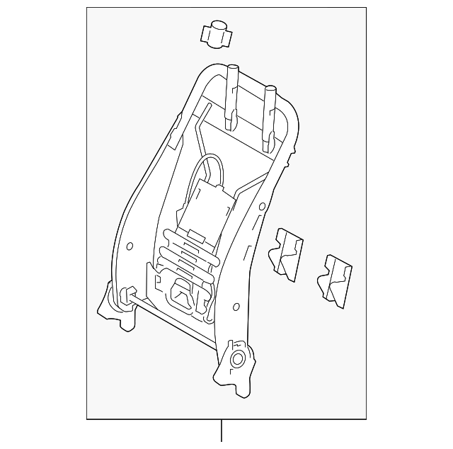 71640-0E040 Деталь SEAT BACK FRAME