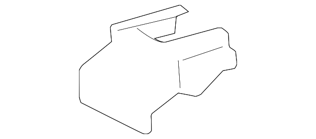 72158-0E070-C0 Деталь TRACK END COVER, RIGHT