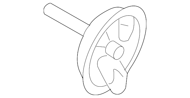 96586892 Деталь WHEEL, SPARE RETAINER