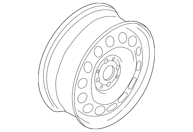 96534957 Деталь WHEEL, STEEL