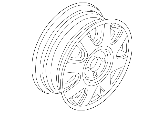 96653566 Деталь WHEEL, ALLOY