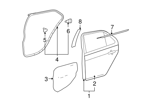 Yaris DOOR & COMPONENTS 4
