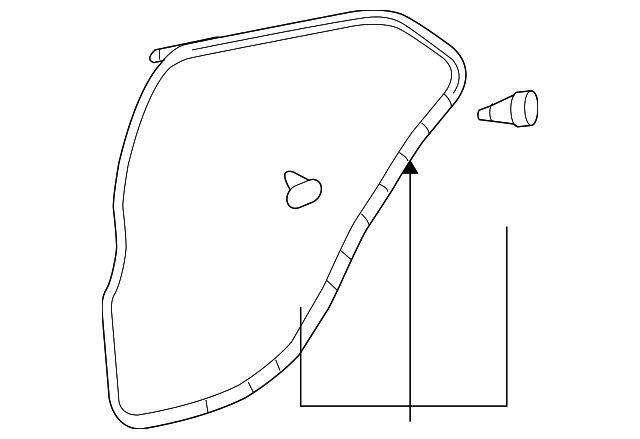 67871-52130 Деталь DOOR W'STRIP, RIGHT