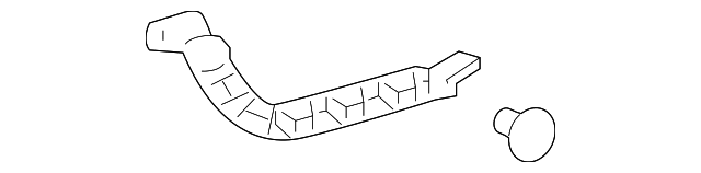 86662-C6000 Деталь UPPER BRACKET, RIGHT