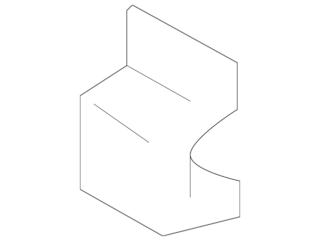 86635-C6000 Деталь IMPACT BAR LOWER BRACKET