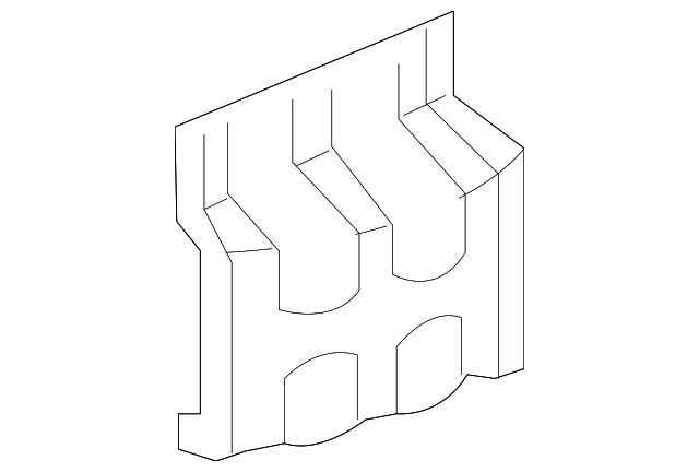 86672-C6000 Деталь LOWER BRACKET, RIGHT