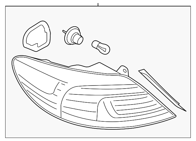 3C8-945-207-AE TAIL LAMP ASSY, LEFT