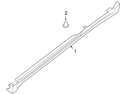Altima EXTERIOR TRIM - PILLARS