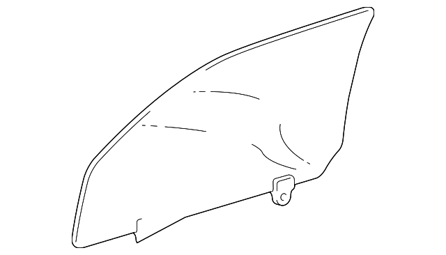 68102-60460 Деталь DOOR GLASS, LEFT