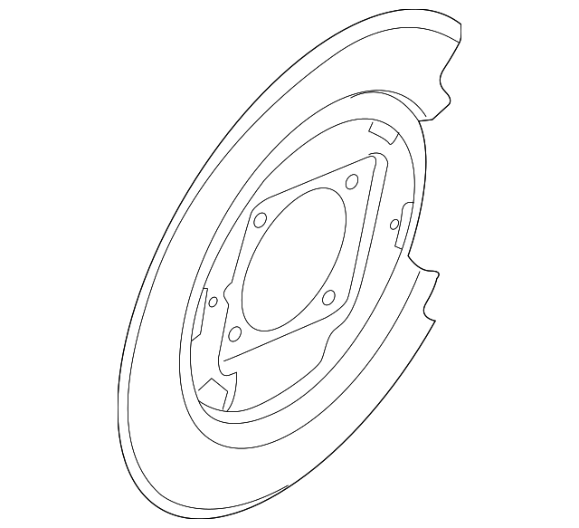 44030-EA070 Деталь BACKING PLATE, LEFT