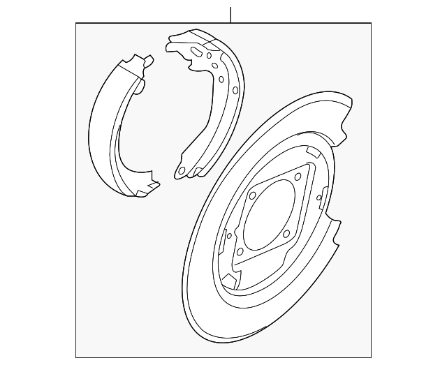 44000-EA07B Деталь PARKING BRAKE, RIGHT