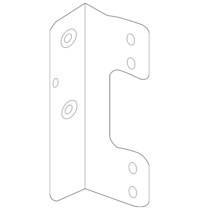 96176-4Z600 Деталь RECEIVER BRACKET, RIGHT