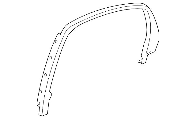 72982-SEP-A01ZA Деталь GARNISH, L. RR. SASH (INNER) *NH1L* (BLA