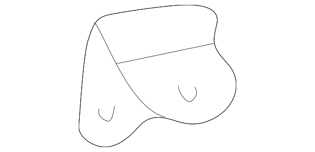 95122-3S630 CAB MOUNT BRKT, LEFT