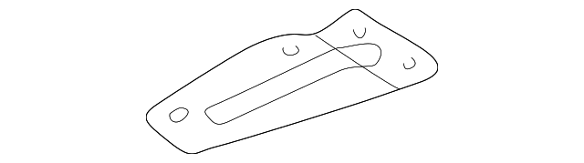 50791-3S601 MOUNT BRACKET, LEFT