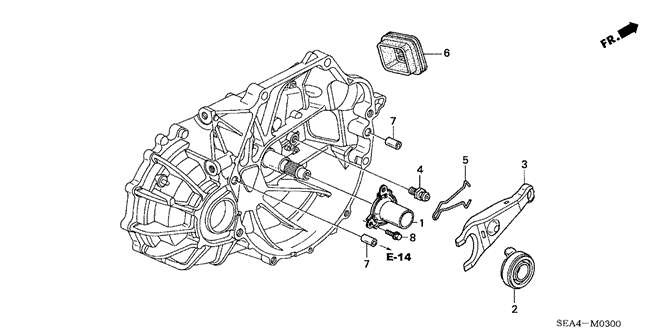TSX SEDAN MT CLUTCH RELEASE